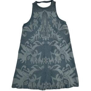 ASTR the Label Emerald Green High Neck Floral Print‎ Dress Size Small